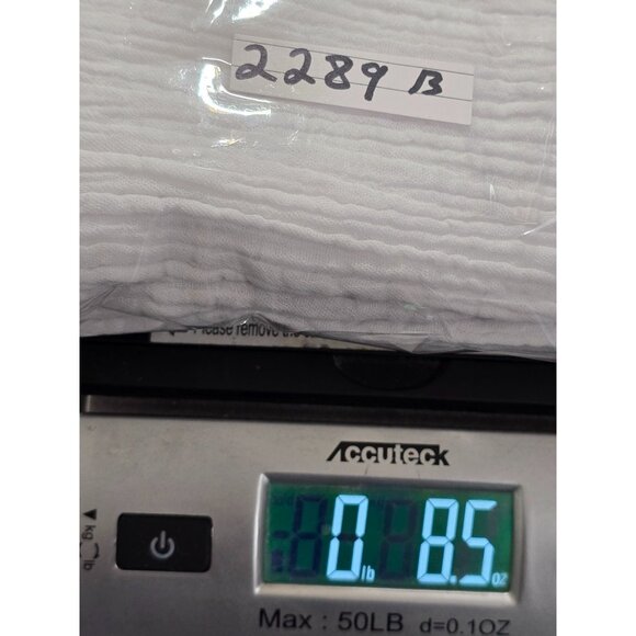 White Ruffle Hem Cotton Pants By Kaktus M Size - Picture 11 of 11